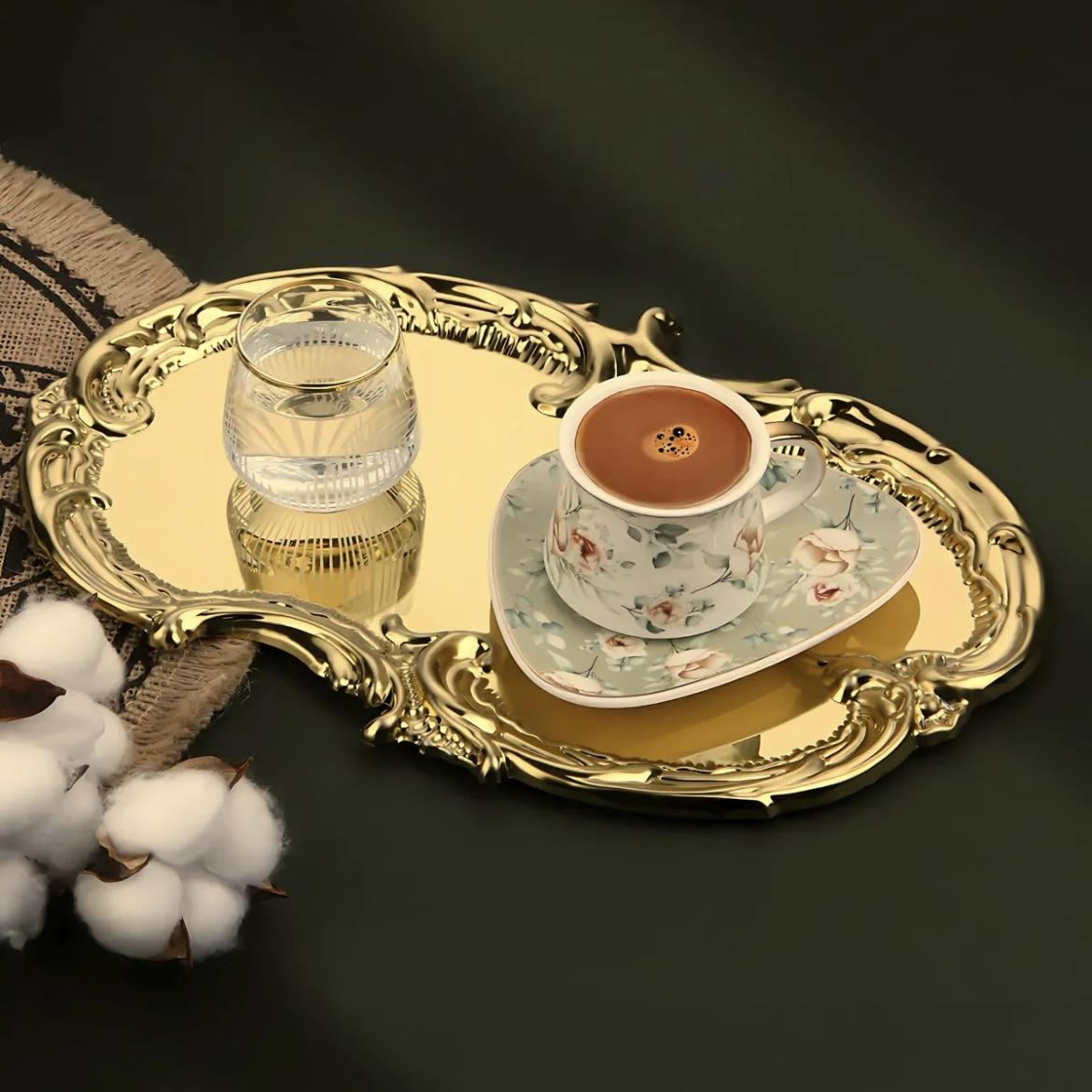 Lüx Artnova Gold Tepsi