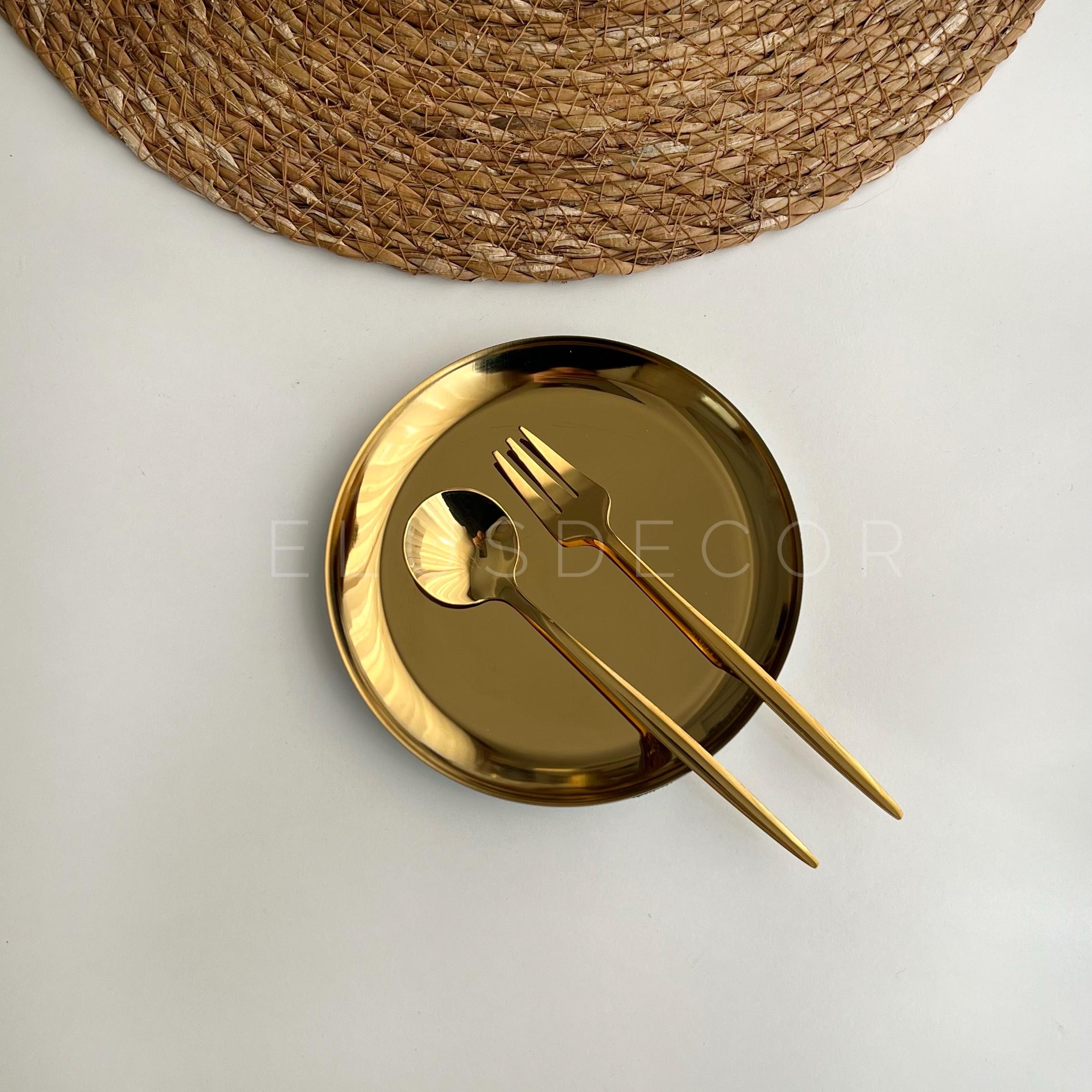 6lı Mini Gold Tabak