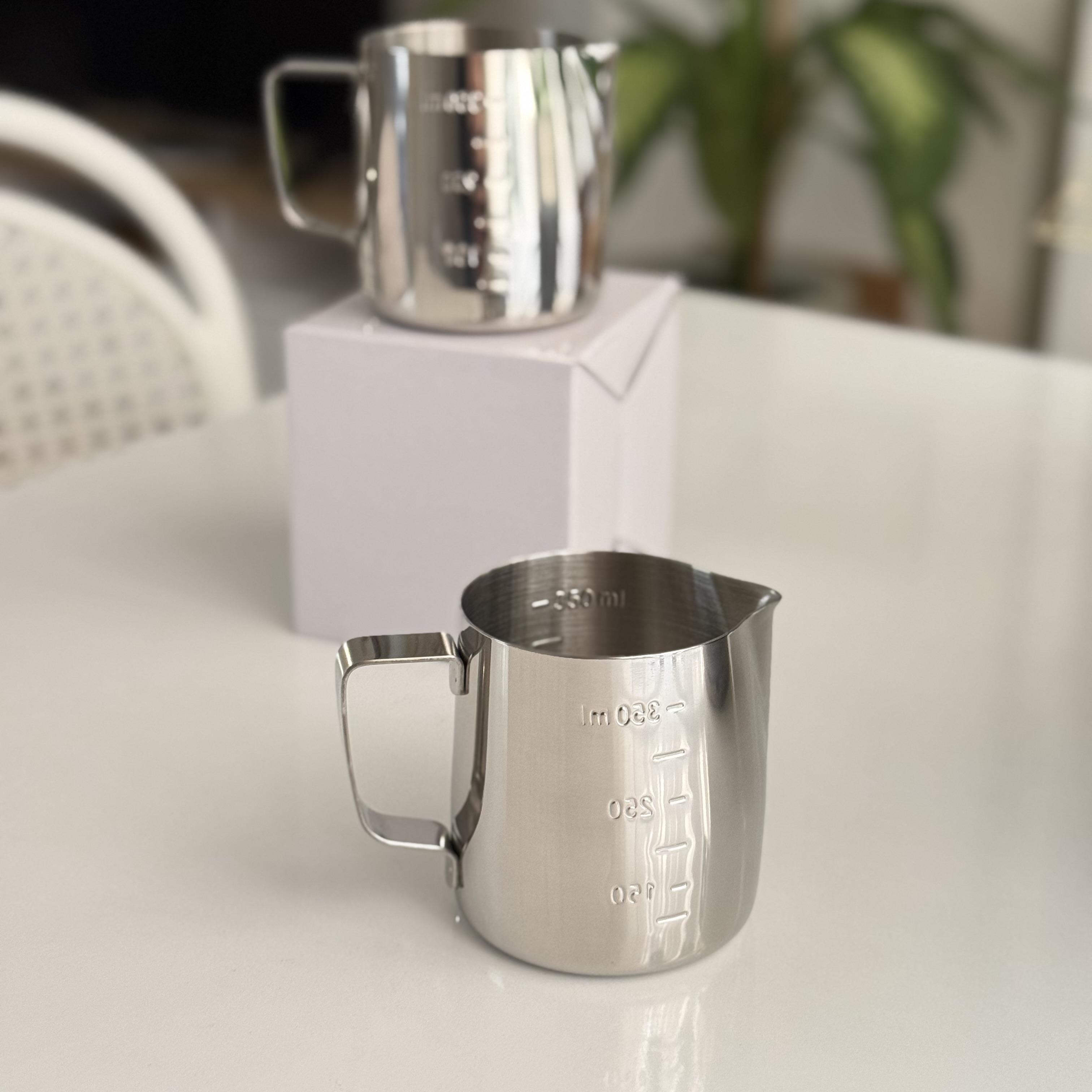 304 Çelik Kahve Süt Köpürtme Potu/ Sütlük