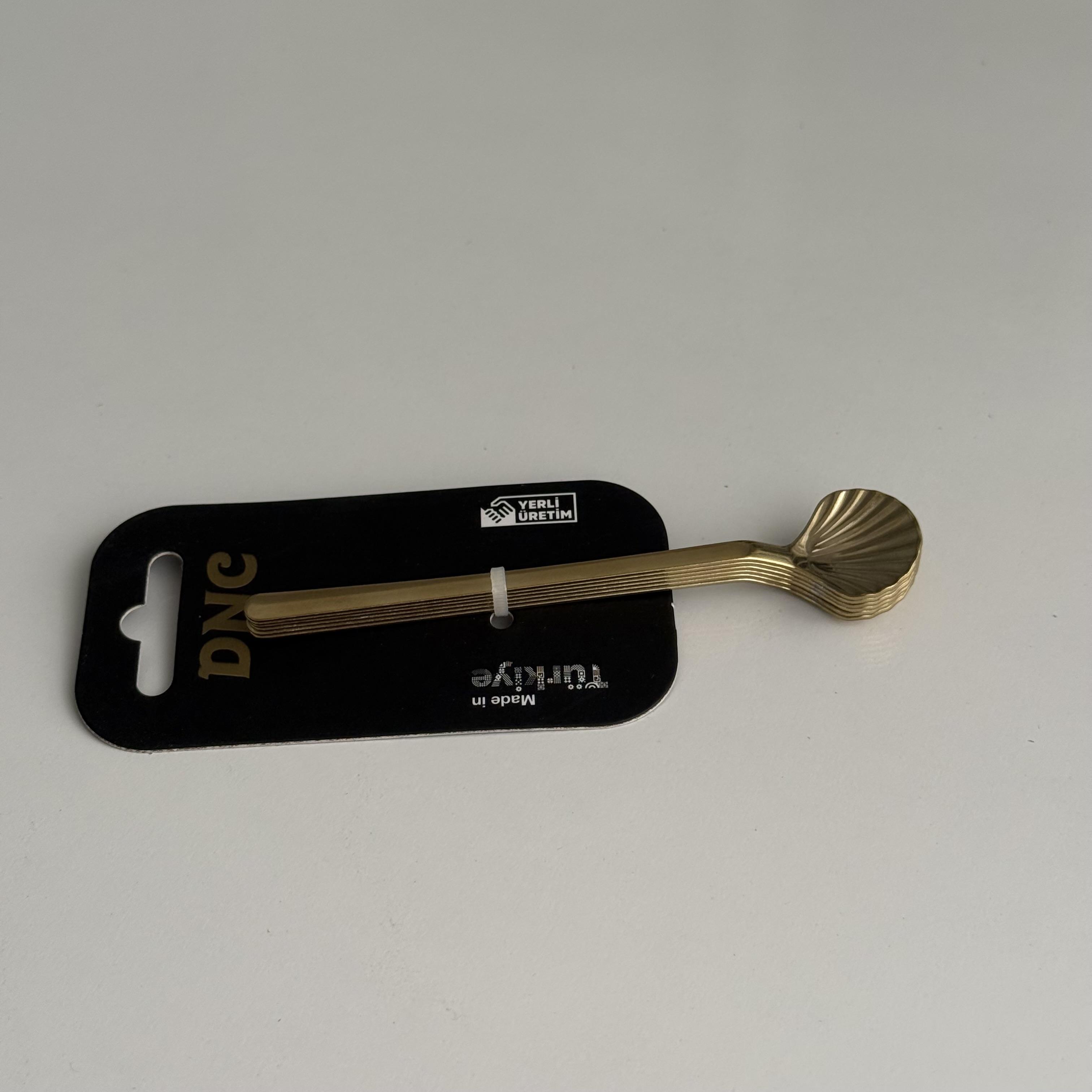 İstiridye Gold Çay Kaşığı